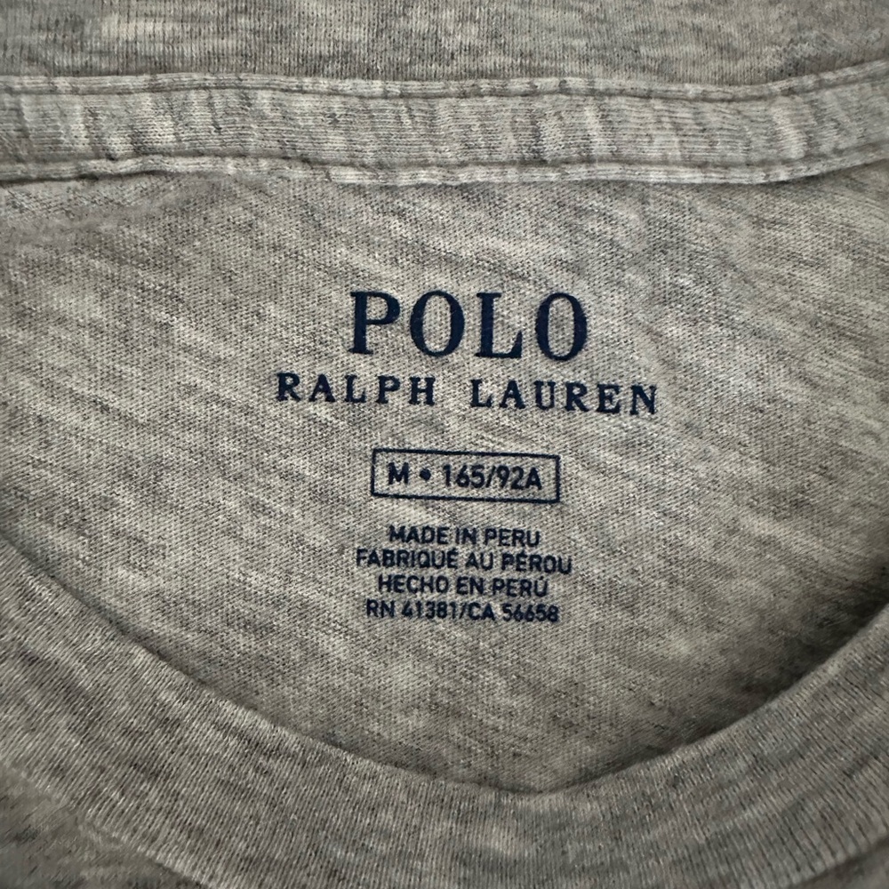 Polo by Ralph Lauren Heather Gray Women's Tee - Picture 3 of 3